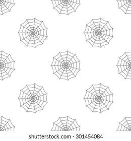 seamless pattern with cobweb