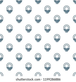 Seamless pattern with coconut, coconut milk for cosmetics and care products. Glamour fashion vogue style.