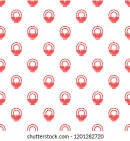 Seamless pattern with coconut, coconut milk for cosmetics and care products. Glamour fashion vogue style.