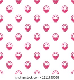 Seamless pattern with coconut, coconut milk for cosmetics and care products. Glamour fashion vogue style.