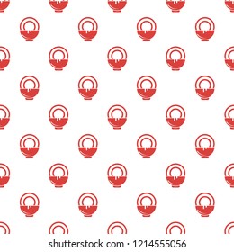 Seamless pattern with coconut, coconut milk for cosmetics and care products. Glamour fashion vogue style.