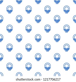 Seamless pattern with coconut, coconut milk for cosmetics and care products. Glamour fashion vogue style.