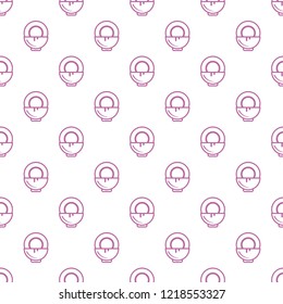 Seamless pattern with coconut, coconut milk for cosmetics and care products. Glamour fashion vogue style.