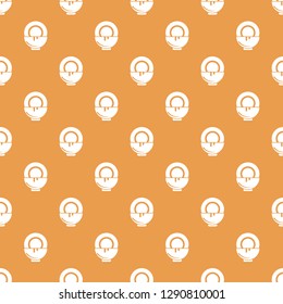 Seamless pattern with coconut, coconut milk for cosmetics and care products. Glamour fashion vogue style.
