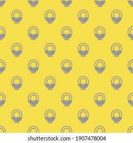 Seamless pattern with coconut, coconut milk for cosmetics and care products. Glamour fashion vogue style. Illuminating and Ultimate Gray.