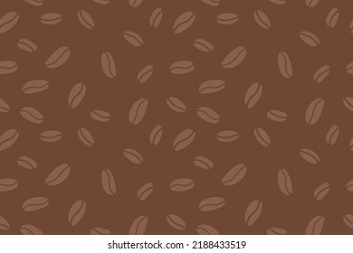 seamless pattern with coffee beans, great for wrapping, textile, wallpaper, greeting card- vector illustration
