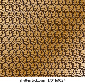 Seamless pattern with coffee beans, coffee leaves and coffee blossoms