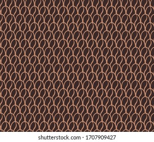 Seamless pattern with coffee beans, coffee leaves and coffee blossoms