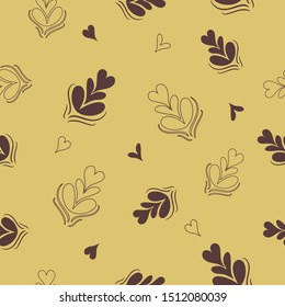 seamless pattern coffee lover love vector