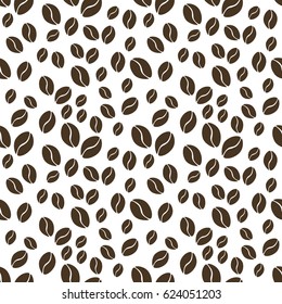 Seamless pattern of coffee. Vector illustration.