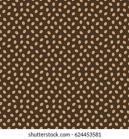 Seamless pattern of coffee. Vector illustration.