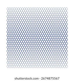A coleção de padrões sem emenda é Gradientes de linha de curva Cor azul arte vetorial Fashion Design