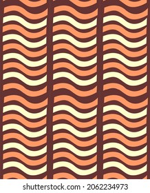 Seamless Pattern collection - Wavy stripes motif