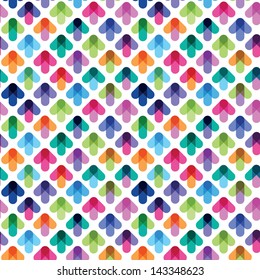 seamless pattern from color arrows
