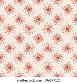Seamless pattern with color calligraphy line. Vector illustration for best design