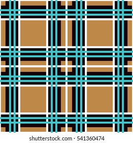 Seamless pattern color checkered. Vector backdrop. Cell scottish tartan.