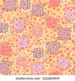 Seamless pattern. Color composition of the pillow elements.