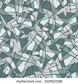 Seamless pattern. Color crooked. Marble chips. Stone cut. Chaos. Fashionable camouflage.