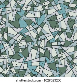 Seamless pattern. Color crooked. Marble chips. Stone cut. Chaos. Fashionable camouflage.