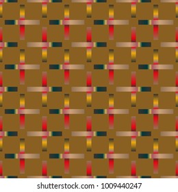 Seamless pattern with color greed from long rectangle.