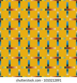 Seamless pattern with color greed from long rectangle.