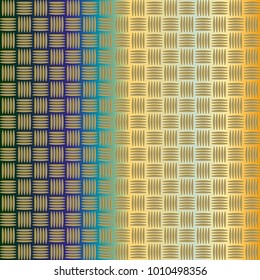 Seamless pattern with color greed from long rectangle.