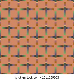 Seamless pattern with color greed from long rectangle.