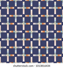 Seamless pattern with color greed from long rectangle.