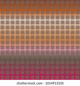 Seamless pattern with color greed from long rectangle.