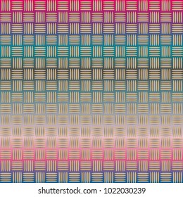Seamless pattern with color greed from long rectangle.