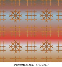 Seamless pattern with color greed from long rectangle.