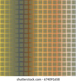 Seamless pattern with color greed from long rectangle.