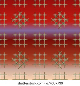 Seamless pattern with color greed from long rectangle.