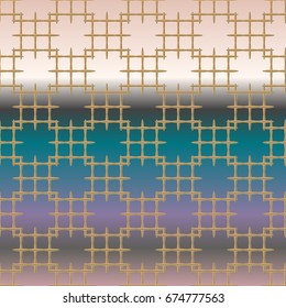 Seamless pattern with color greed from long rectangle.