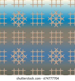 Seamless pattern with color greed from long rectangle.