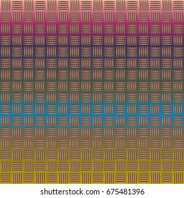 Seamless pattern with color greed from long rectangle.