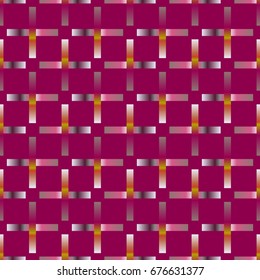 Seamless pattern with color greed from long rectangle.