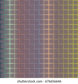 Seamless pattern with color greed from long rectangle.