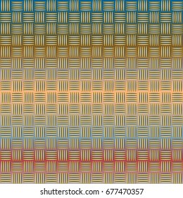 Seamless pattern with color greed from long rectangle.