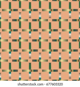Seamless pattern with color greed from long rectangle.