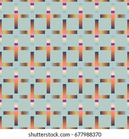 Seamless pattern with color greed from long rectangle.