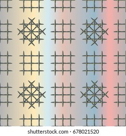 Seamless pattern with color greed from long rectangle.