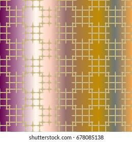 Seamless pattern with color greed from long rectangle.
