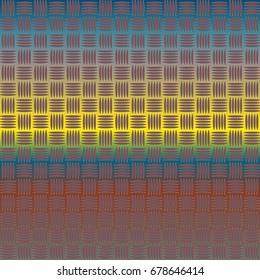 Seamless pattern with color greed from long rectangle.