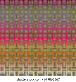 Seamless pattern with color greed from long rectangle.
