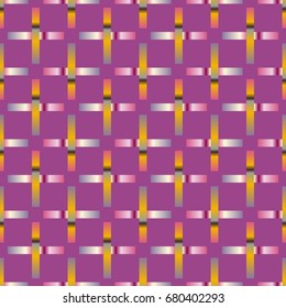 Seamless pattern with color greed from long rectangle.