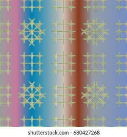 Seamless pattern with color greed from long rectangle.