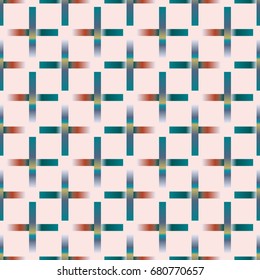 Seamless pattern with color greed from long rectangle.