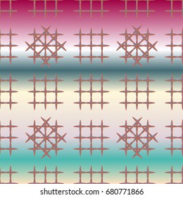 Seamless pattern with color greed from long rectangle.
