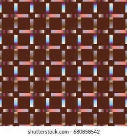 Seamless pattern with color greed from long rectangle.